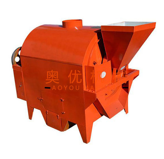 Create brilliance with cohesion Chongping creates  Rural crop processing Enclosed roller seed stir-frying machine manufacturer Aoyou  brand